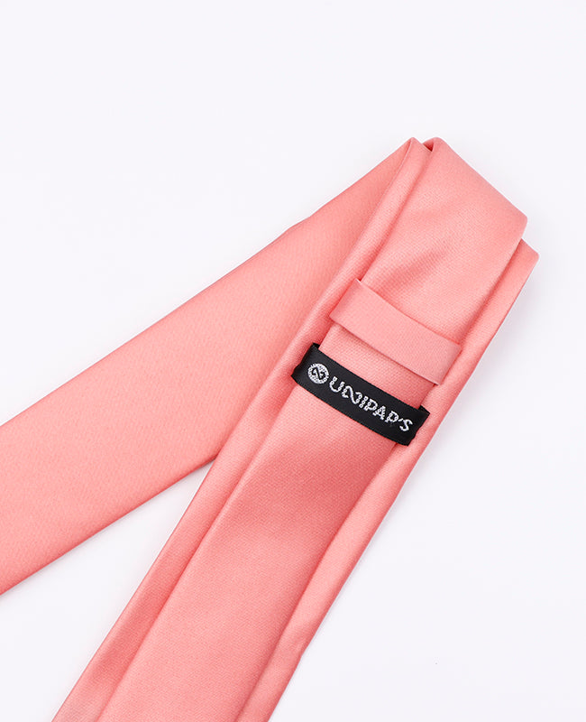 Corbata Rosa n°3 Hombre en Poliéster | Anatole - Unipap's
