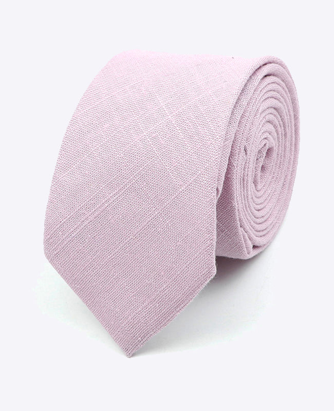 Corbata Rosa n°4 Hombre en Algodón | Edgard | Unipap's