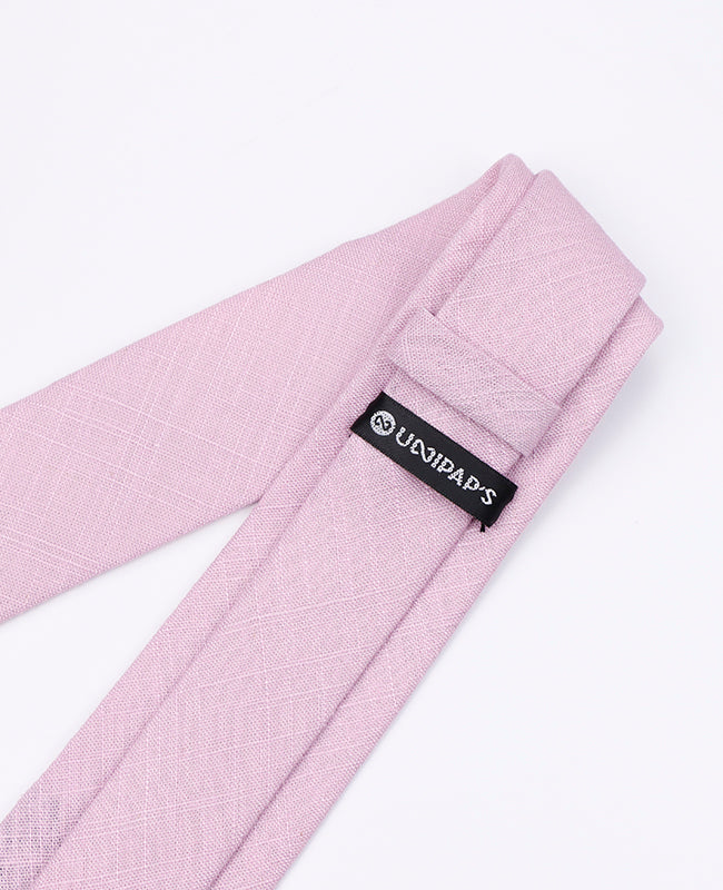 Corbata Rosa n°4 Hombre en Algodón | Edgard | Unipap's