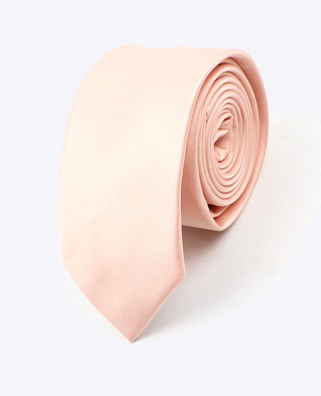 Corbata Rosa n°5 Hombre en Poliéster «Anatole»