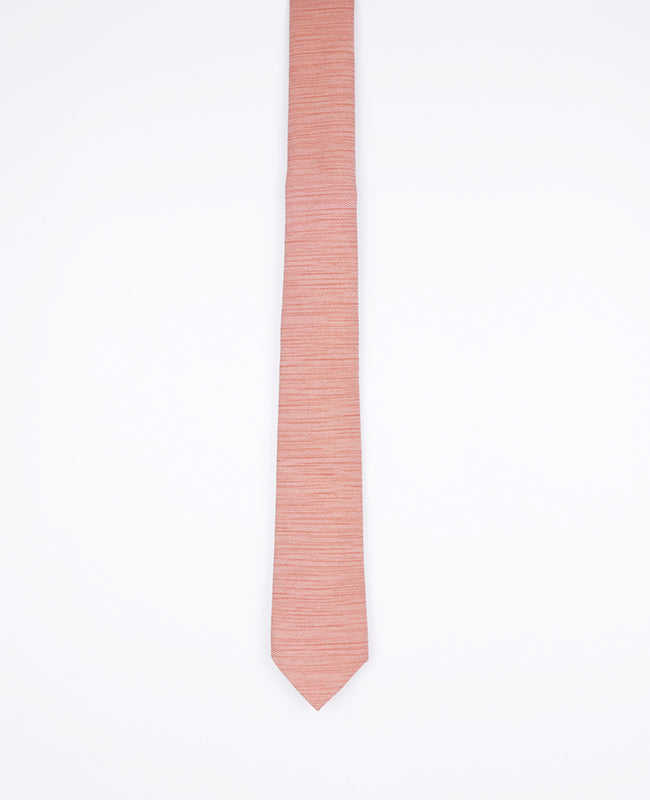 Corbata Rosa Melocotón Hombre en Poliéster | Augustin - Unipap's
