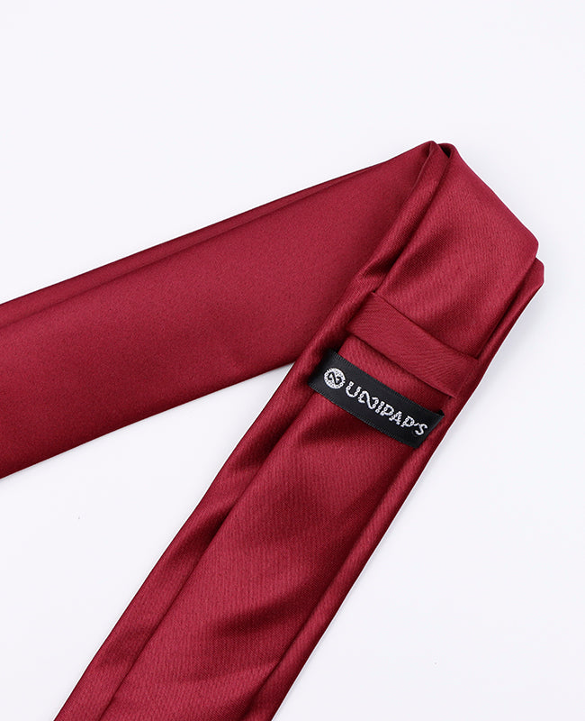 Corbata Rojo n°1 Hombre en Poliéster | Anatole - Unipap's