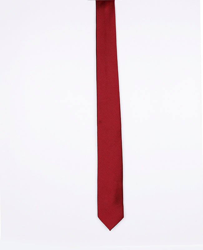 Corbata Rojo n°1 Hombre en Poliéster | Lucien - Unipap's