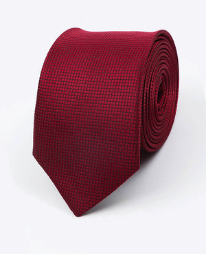 Corbata Rojo n°1 Hombre en Poliéster | Martin - Unipap's