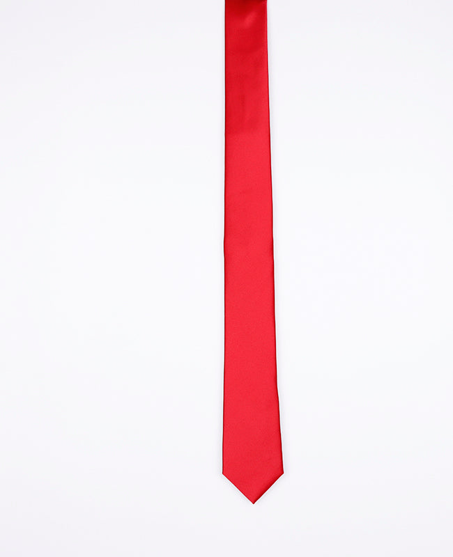 Corbata Rojo n°2 Hombre en Poliéster | Anatole - Unipap's