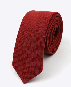 Corbata Rojo Hombre en Algodón | Edgard - Unipap's