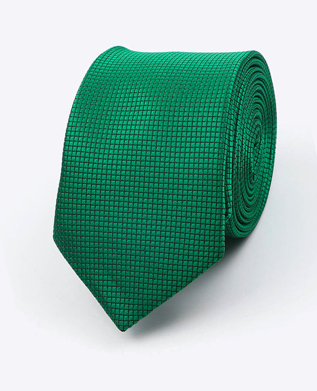 Corbata Verde n°1 Hombre en Poliéster | Martin - Unipap's