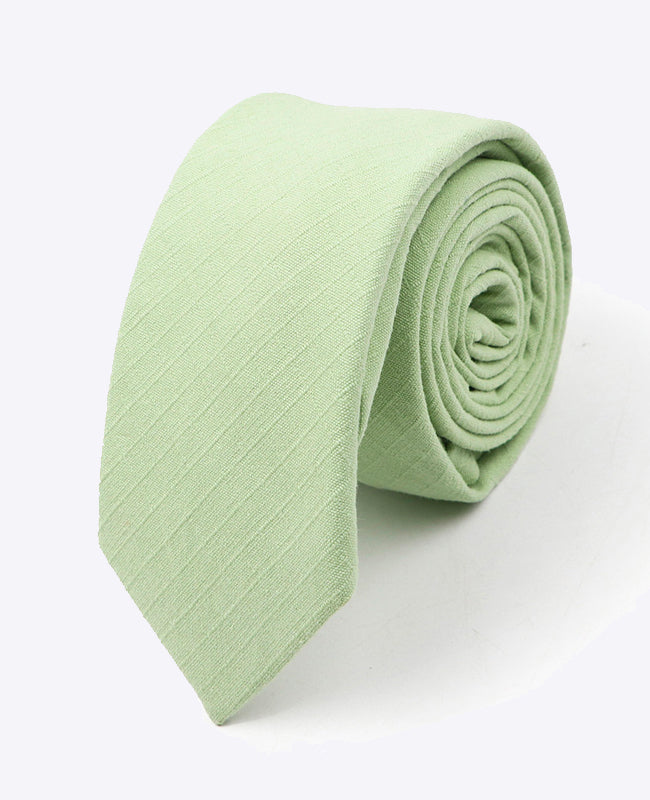 Corbata Verde n°1 Hombre en Algodón | Oscar - Unipap's