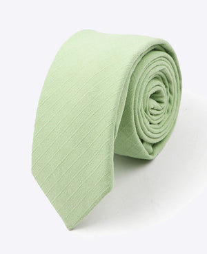 Corbata Verde n°1 Hombre en Algodón | Oscar - Unipap's