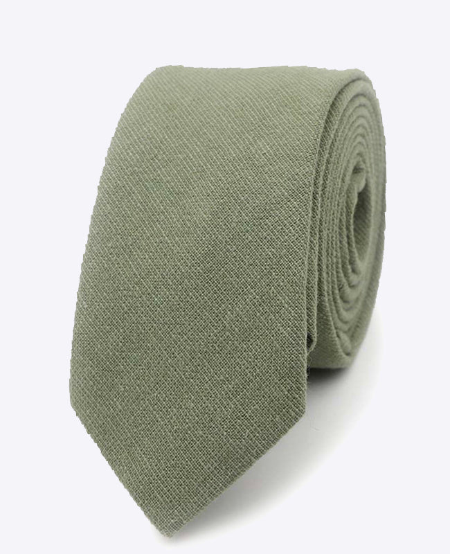 Corbata Verde n°2 Hombre en Algodón | Edgard - Unipap's
