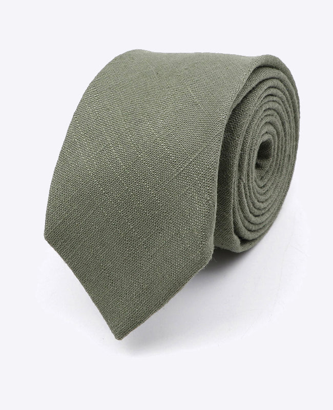 Corbata Verde n°3 Hombre en Algodón | Edgard | Unipap's