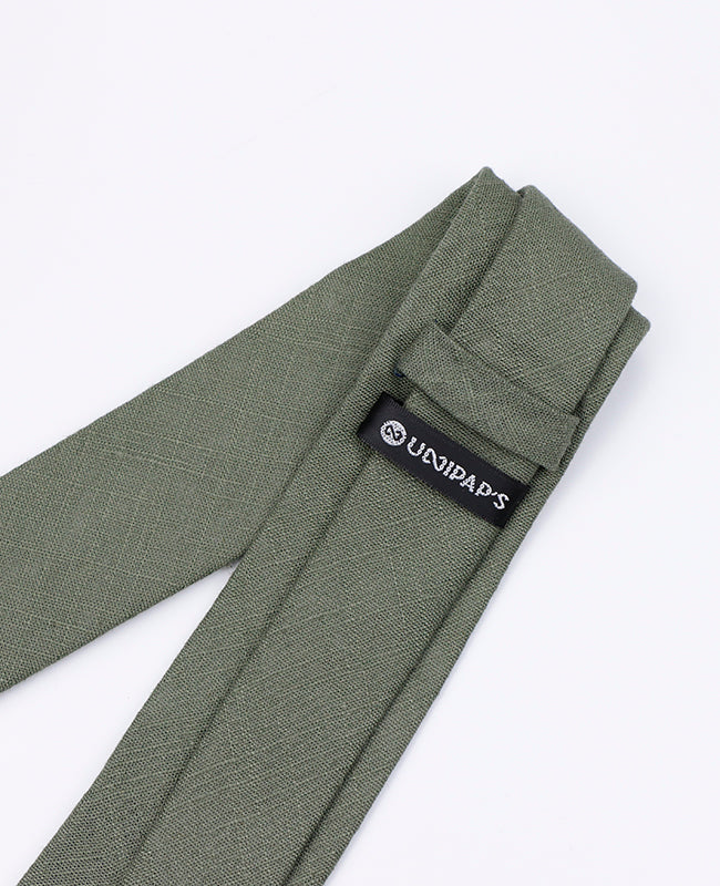 Corbata Verde n°3 Hombre en Algodón | Edgard | Unipap's