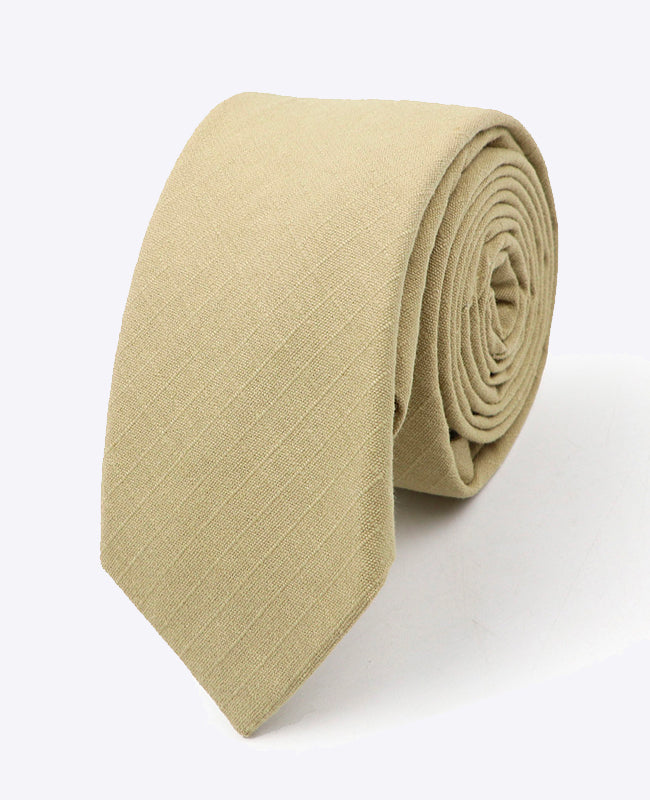 Corbata Verde n°3 Hombre en Algodón | Oscar - Unipap's