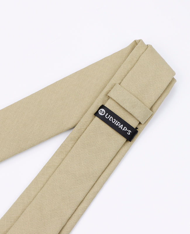 Corbata Verde n°3 Hombre en Algodón | Oscar - Unipap's