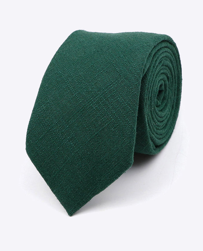 Corbata Verde n°4 Hombre en Algodón | Edgard | Unipap's