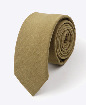 Corbata Verde n°4 Hombre en Algodón | Oscar - Unipap's
