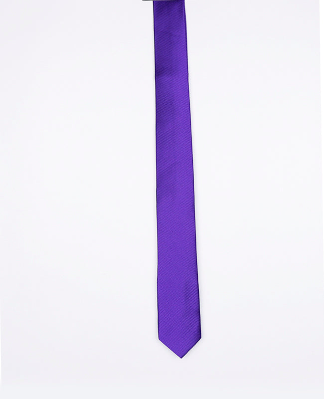 Corbata Violeta n°1 Hombre en Poliéster | Lucien - Unipap's
