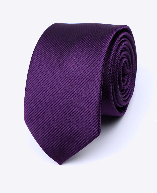 Corbata Violeta n°2 Hombre en Poliéster | Lucien - Unipap's