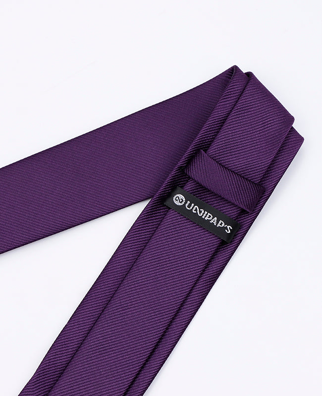 Corbata Violeta n°2 Hombre en Poliéster | Lucien - Unipap's