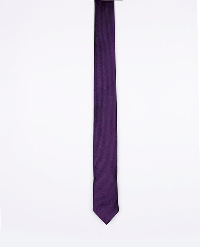 Corbata Violeta n°2 Hombre en Poliéster | Lucien - Unipap's