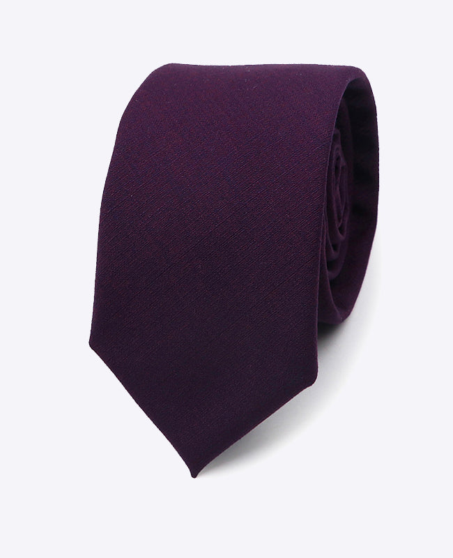 Corbata Violeta n°2 Hombre en Poliéster | Octave - Unipap's