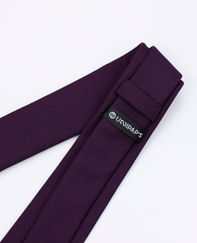 Corbata Violeta n°2 Hombre en Poliéster | Octave - Unipap's