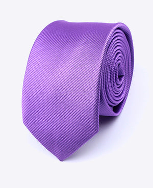 Corbata Violeta n°3 Hombre en Poliéster | Lucien - Unipap's