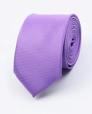Corbata Violeta n°4 Hombre en Poliéster | Martin - Unipap's