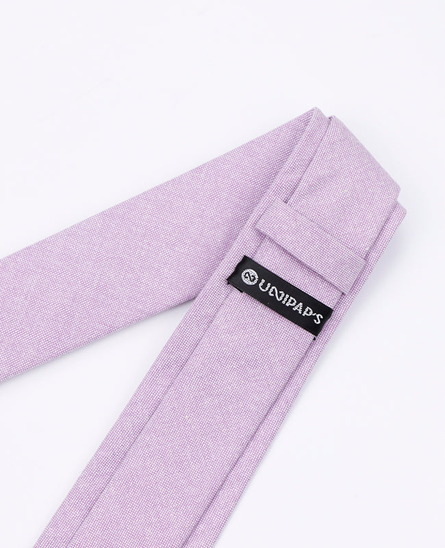 Cravate Violet Homme en Coton | Edgard - Unipap's