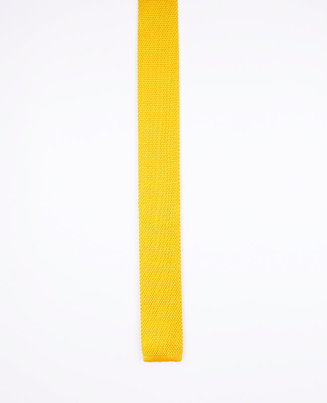Corbata Amarillo Hombre en Punto «Léon»