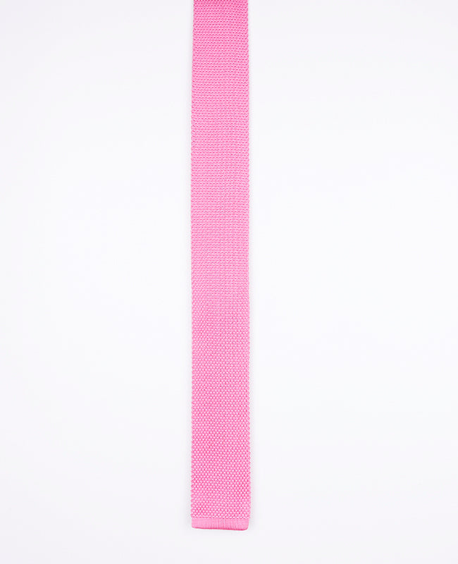 Cravate Rose n°2 Homme en Tricot «Léon»