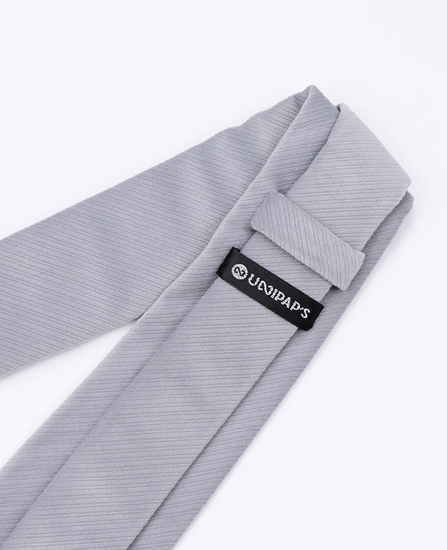 Corbata Gris Hombre en Terciopelo | Marius - Unipap's