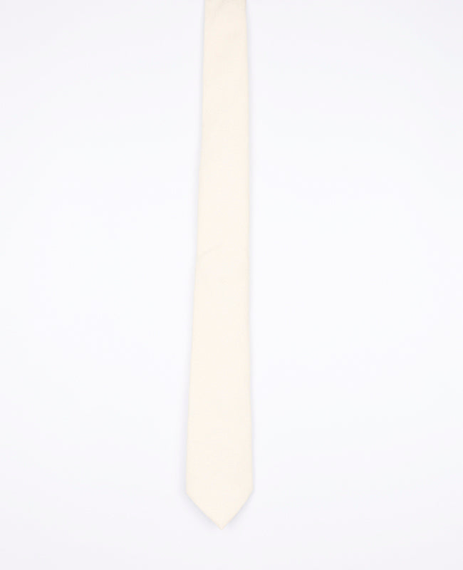 Corbata Blanco Hombre en Efecto Terciopelo | Simon - Unipap's