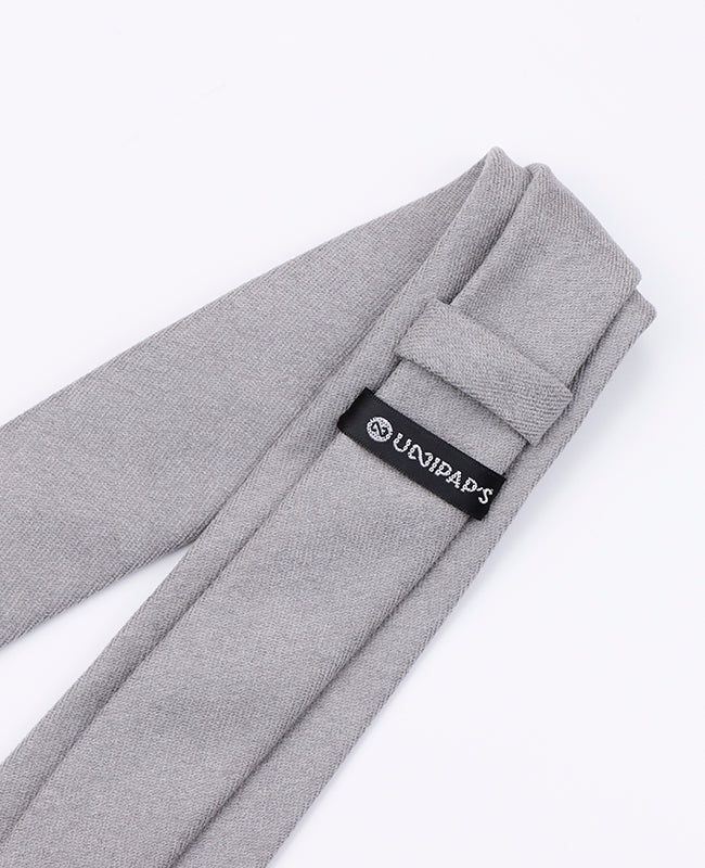 Corbata Gris n°1 Hombre en Efecto Terciopelo | Simon - Unipap's
