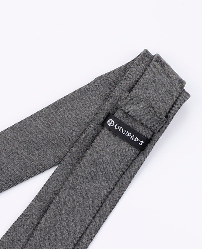 Corbata Gris n°2 Hombre en Efecto Terciopelo | Simon - Unipap's