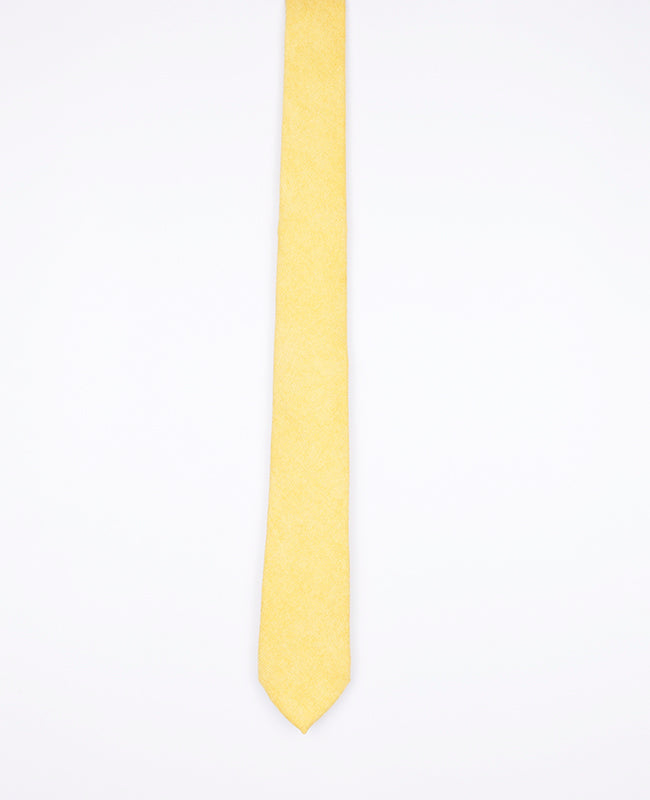 Corbata Amarillo n°1 Hombre en Efecto Terciopelo | Simon - Unipap's