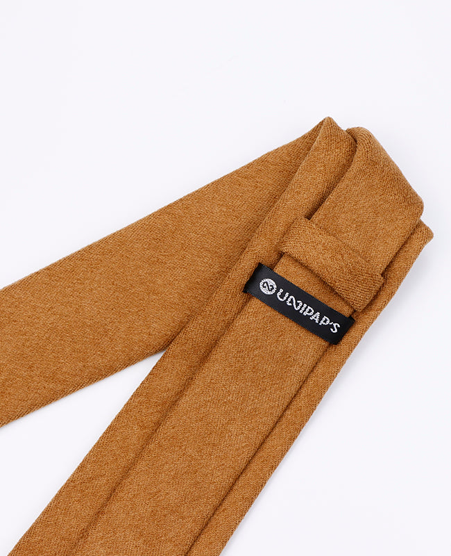 Corbata Marrón n°1 Hombre en Efecto Terciopelo | Simon - Unipap's