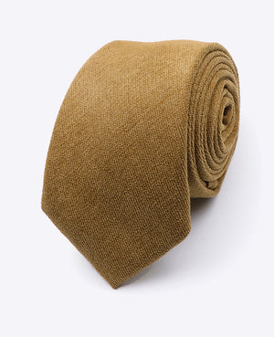 Corbata Marrón n°4 Hombre en Efecto Terciopelo | Simon - Unipap's