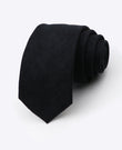 Corbata Negro Hombre en Efecto Terciopelo «Simon»