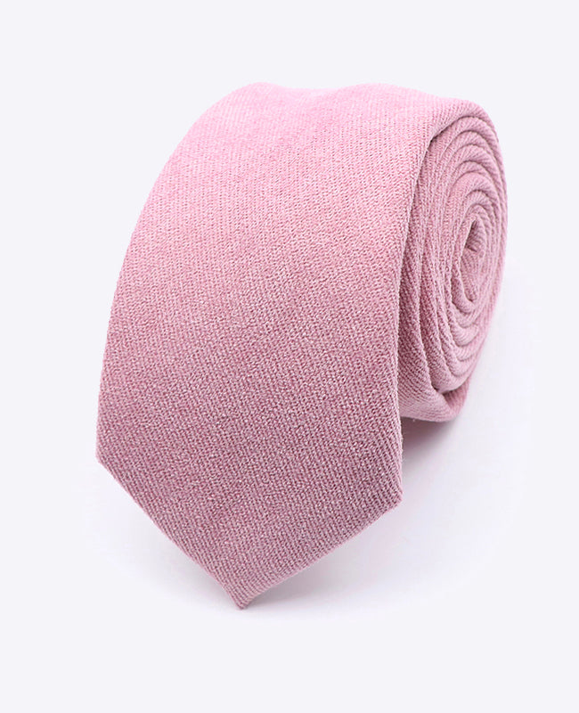 Corbata Rosa n°3 Hombre en Efecto Terciopelo | Simon - Unipap's