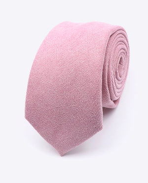 Corbata Rosa n°3 Hombre en Efecto Terciopelo | Simon - Unipap's