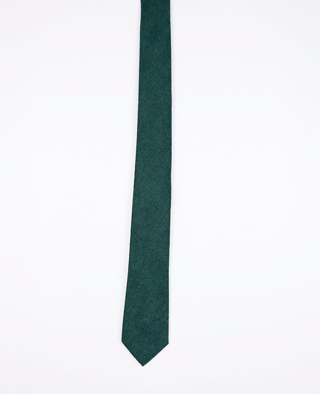 Corbata Verde n°1 Hombre en Efecto Terciopelo | Simon - Unipap's