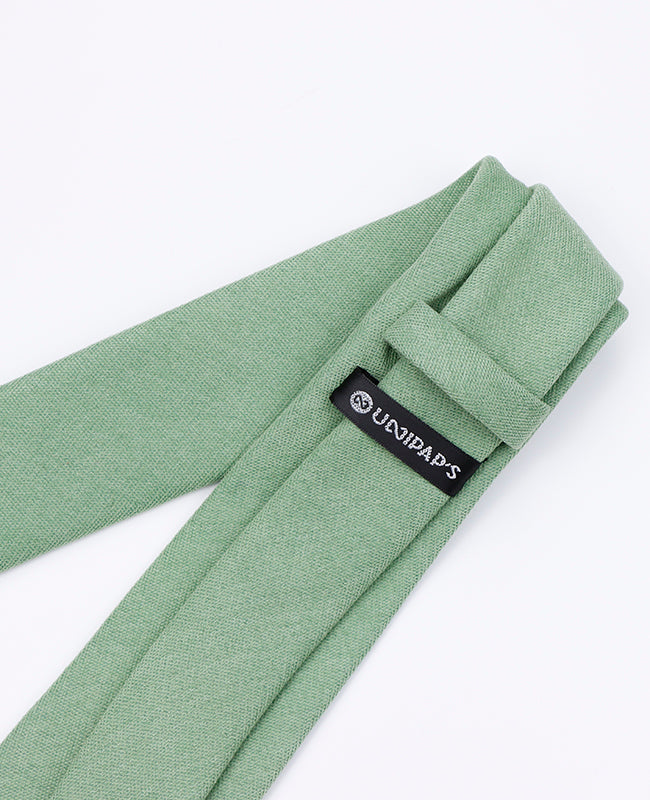 Corbata Verde n°2 Hombre en Efecto Terciopelo | Simon - Unipap's