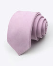 Corbata Violeta n°1 Hombre en Efecto Terciopelo «Simon»
