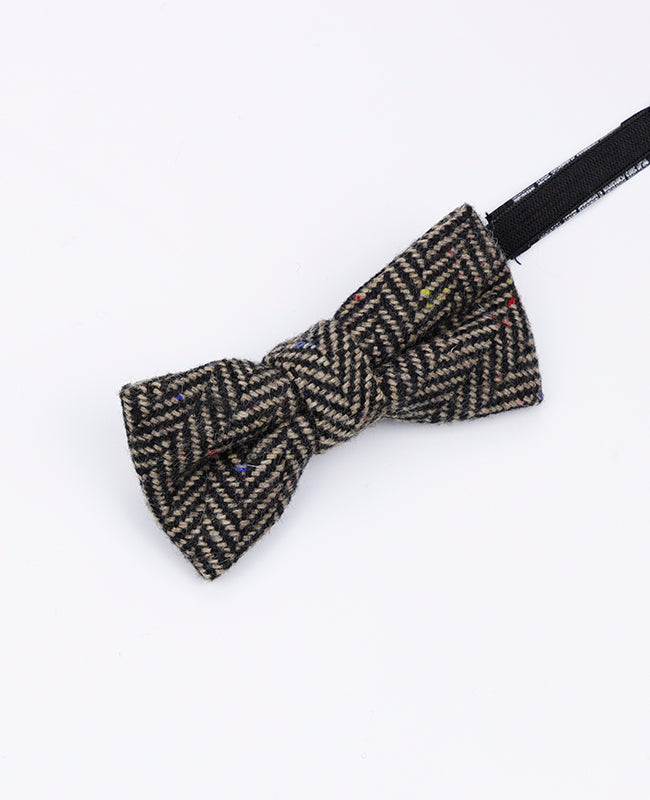 Pajarita Tartán Gris n°2 Niños en Lana | Norbert - Unipap's