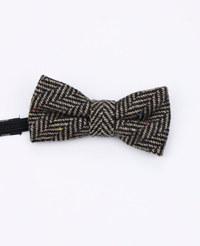 Pajarita Tartán Gris n°2 Niños en Lana | Norbert - Unipap's