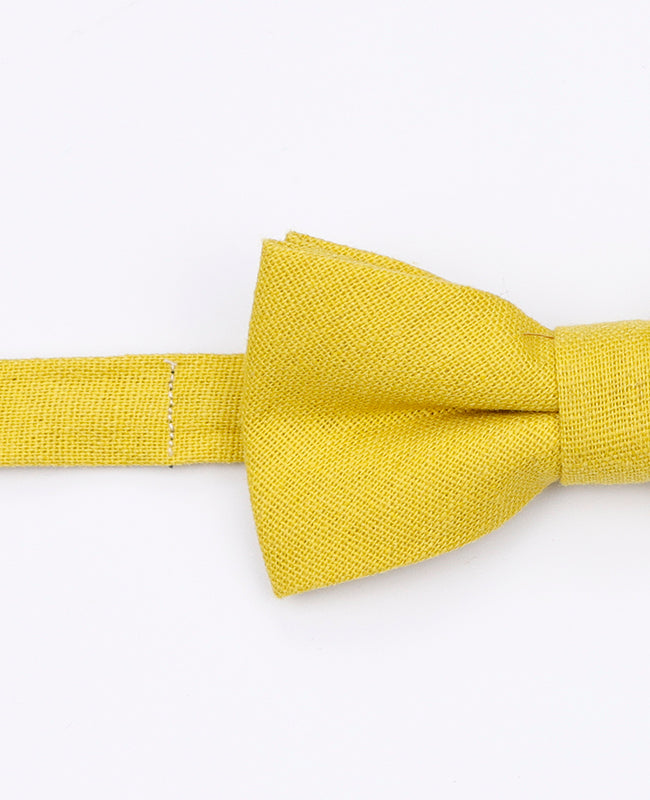 Pajarita Amarillo n°1 Niños en Lino | Basile - Unipap's