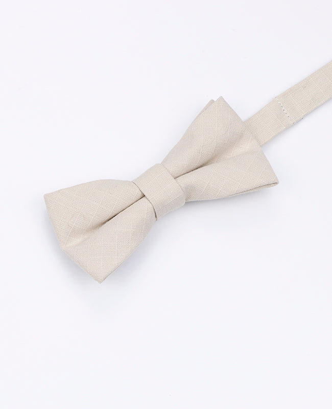 Pajarita Beige en Algodón | Oscar - Unipap's