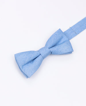 Pajarita Azul n°6 Niños en Algodón «Edgard»