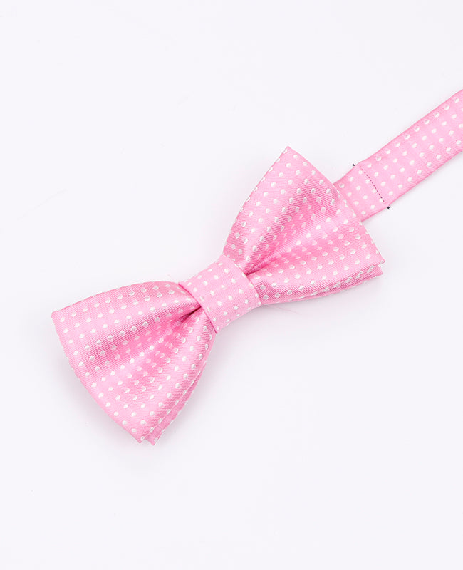 Pajarita Rosa n°1 De Lunares Niños en Poliéster | Louis - Unipap's